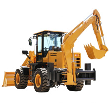Small tractor with loader and backhoe with Front Wheel Loader FBL20-28
